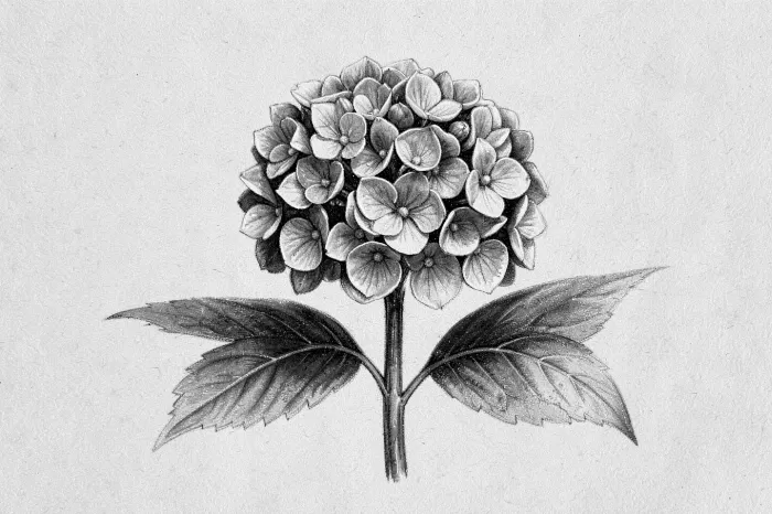 Charcoal Hydrangea