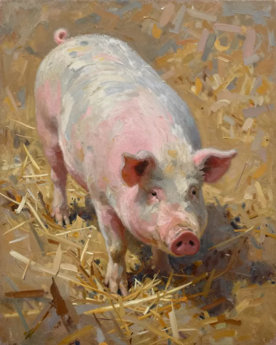 Rooting Pig