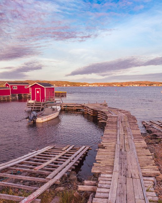 Fishermans Boardwalk - Newfoundland art print