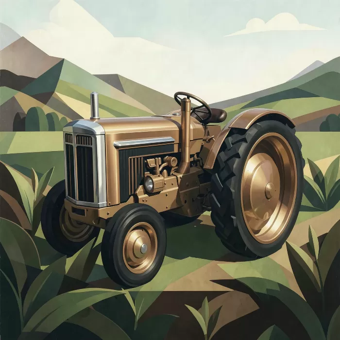 Bronze Tractor