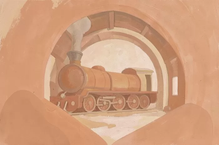 Terracotta Locomotive