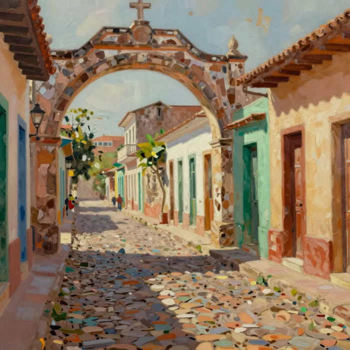 Cobblestone Path