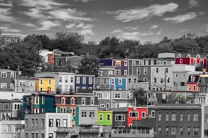St. John's Core - Colour Pop - Newfoundland art print