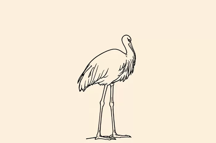 Standing Crane