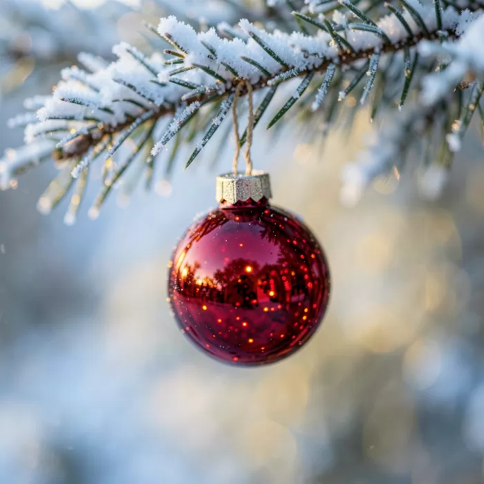 Frosted Bauble