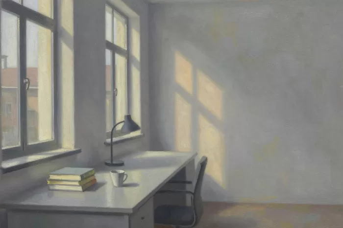 Sunlit Office