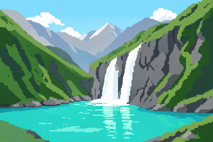 Turquoise Falls