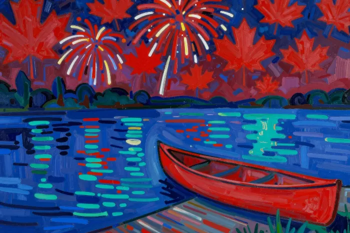Crimson Fireworks