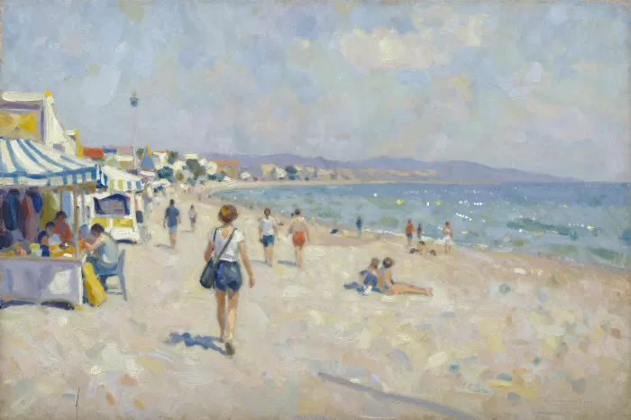 Sunlit Promenade