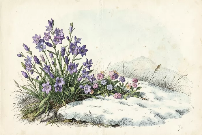 Alpine Gentians