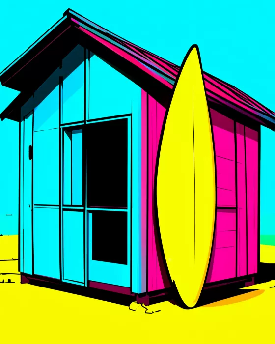 Cyan Surfboard