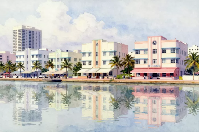 Pastel Reflection
