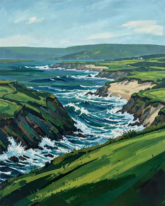 Cliffside Waves