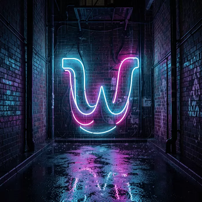 Neon Vowel