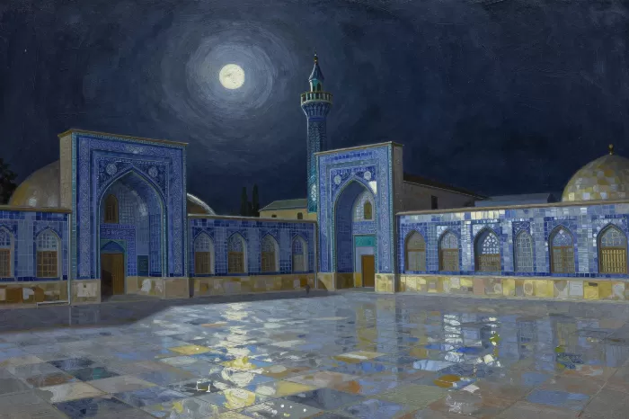Moonlit Mosque