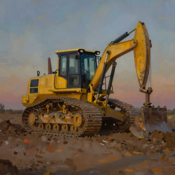 Dusk Bulldozer