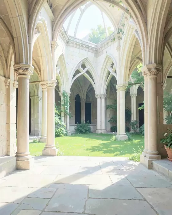 Morning Cloister