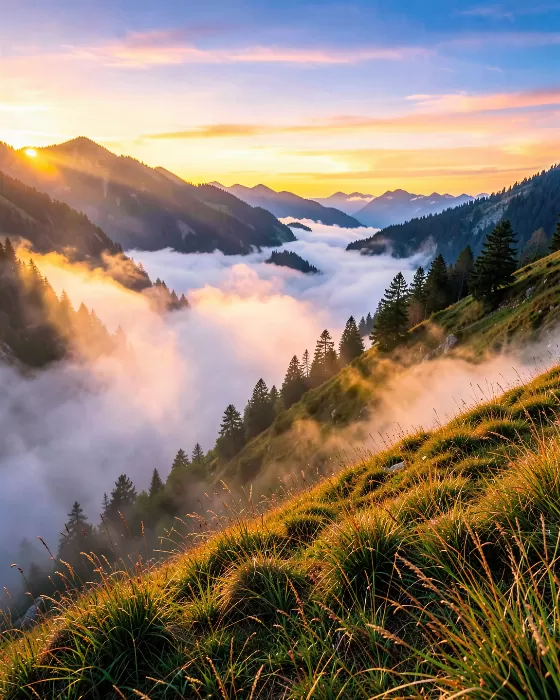 Sunlit Fog