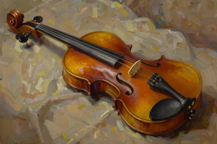Draped Violin