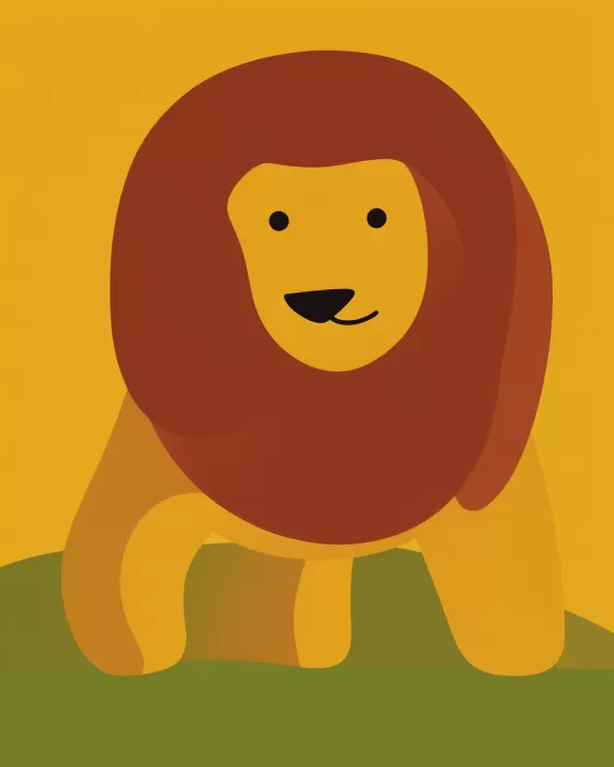 Retro Lion
