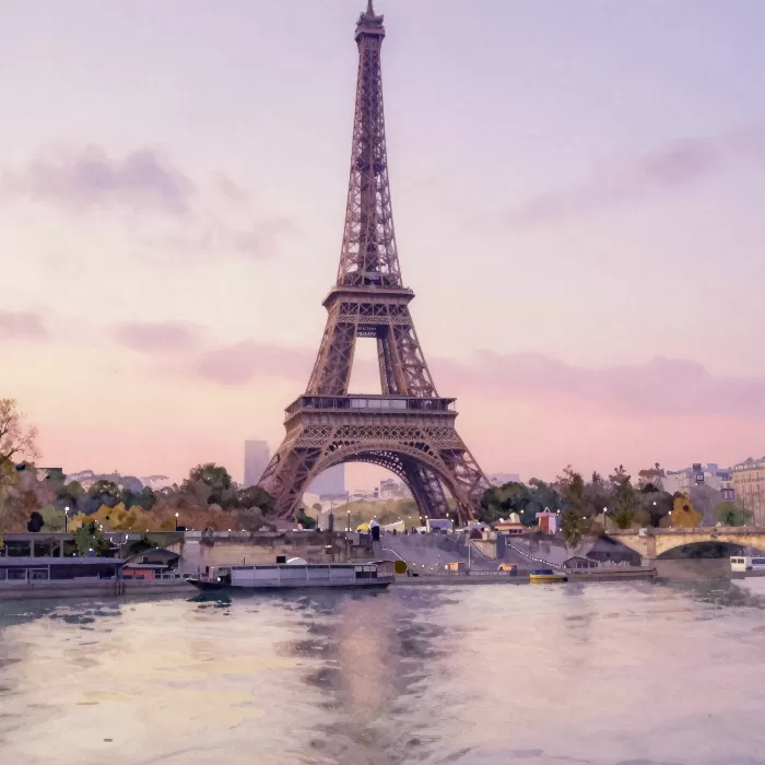Eiffel Dawn