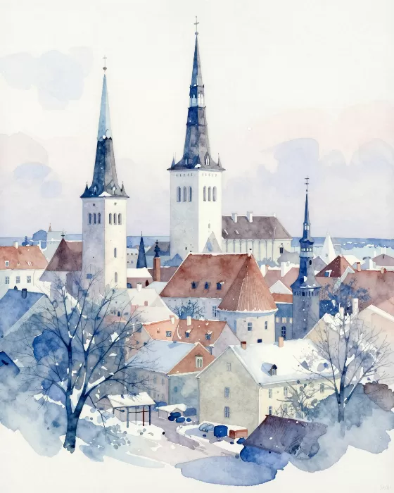 Tallinn Snowfall