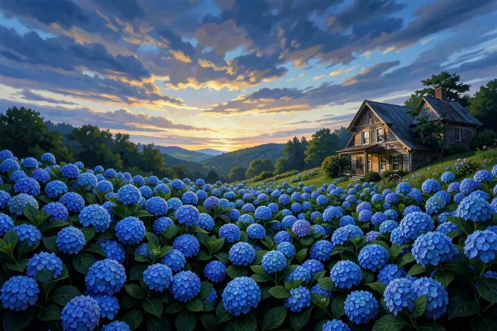 Cottage Hydrangeas