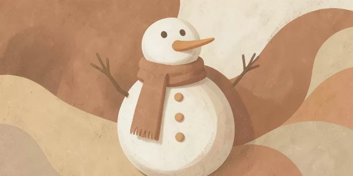 Terracotta Snowman