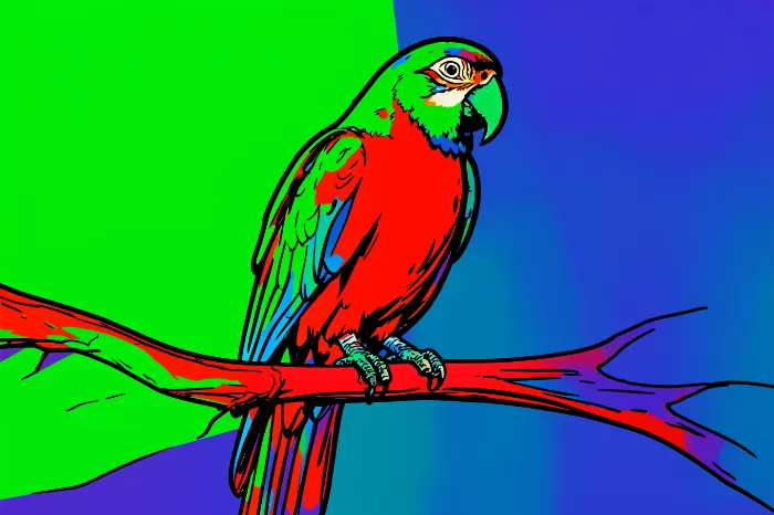 Electric Macaw