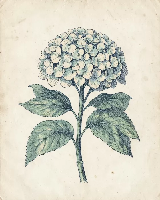 Vintage Hydrangea