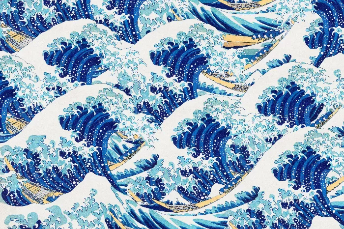 The Great Wave background
