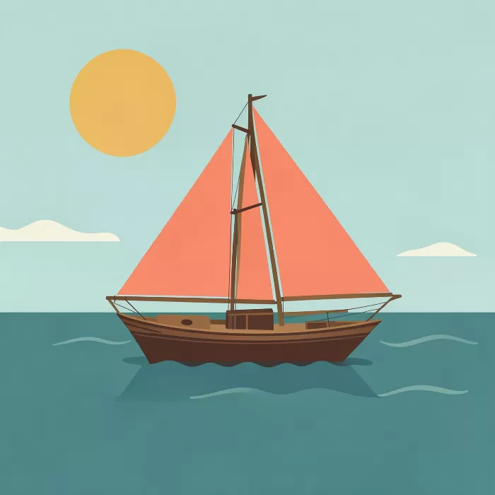 Midcentury Yacht