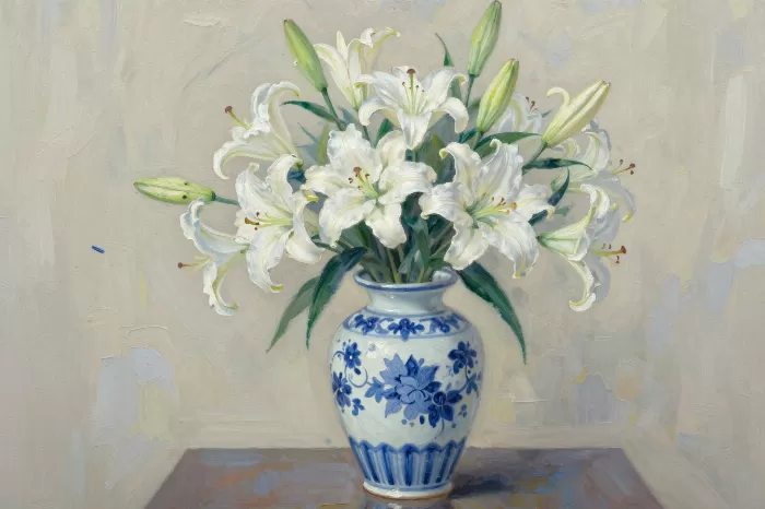 Porcelain Lilies