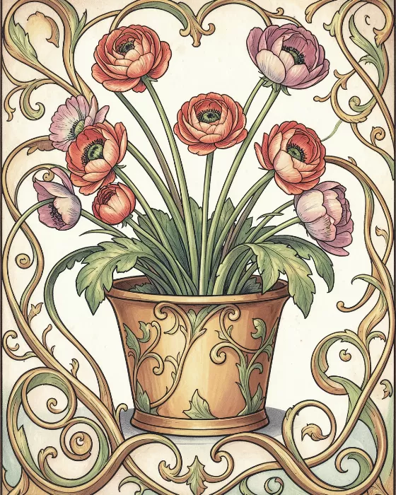 Ranunculus Arabesque