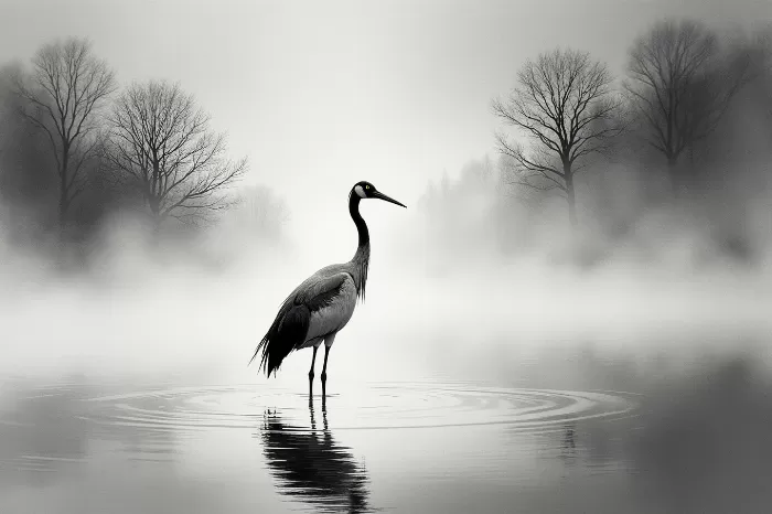 Ink Crane II