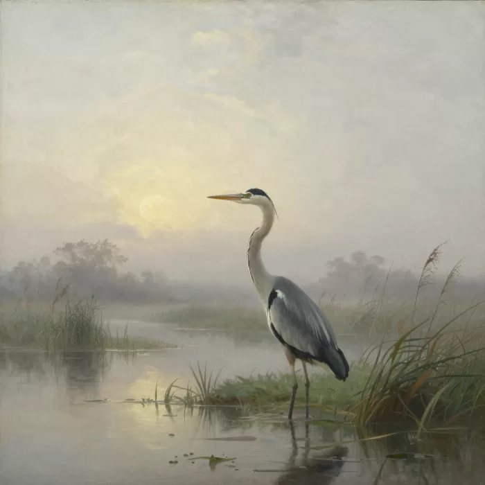 Heron Solitude