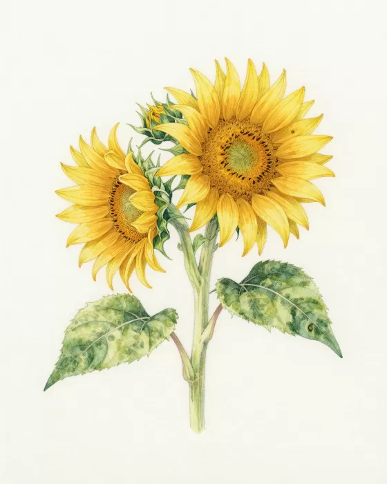 Botanical Sunflowers