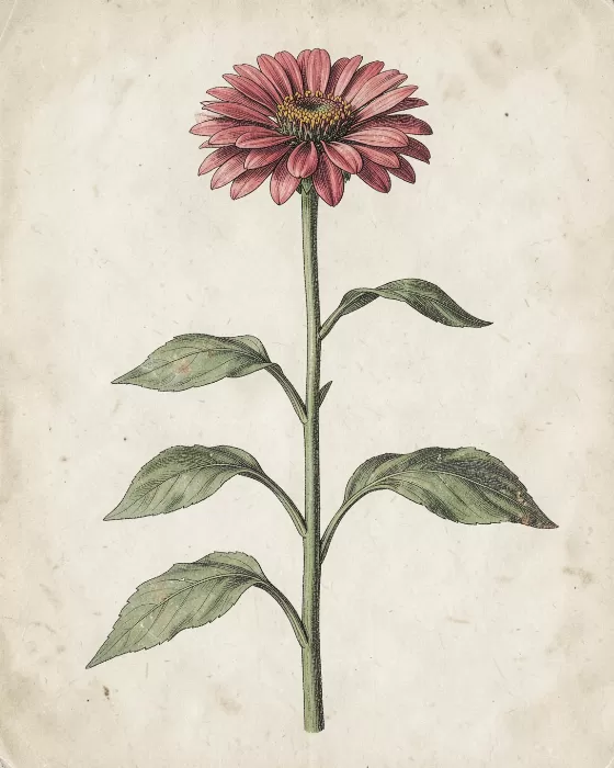 Vintage Zinnia