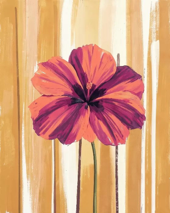 Plum Hibiscus