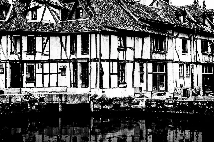 Half-Timbered Facade