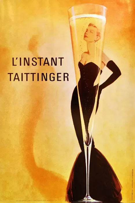 LInstant Taittinger Vintage Poster Wall Art