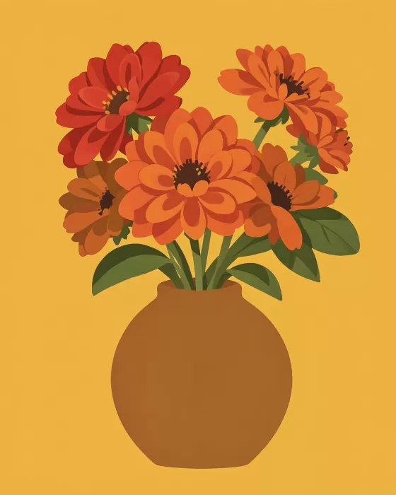 Dahlia Zinnia