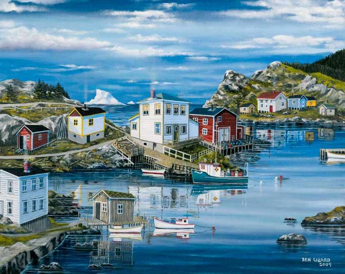 Outport Evening - Newfoundland art print