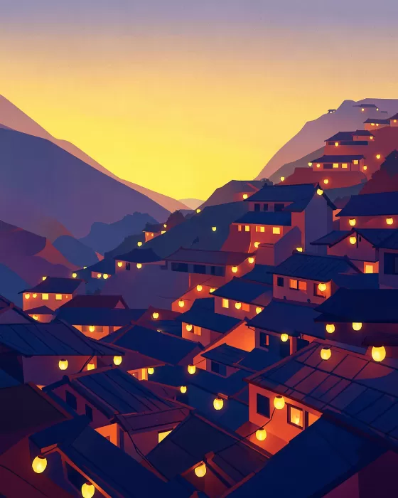 Glowing Jiufen
