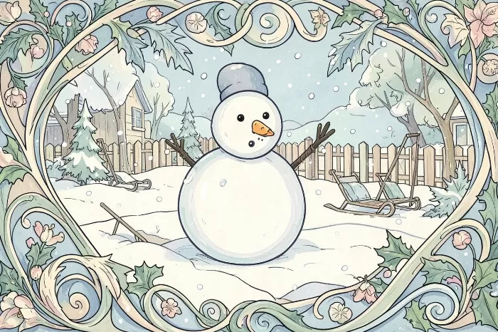 Snowman Nouveau