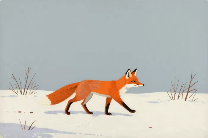 Trotting Fox