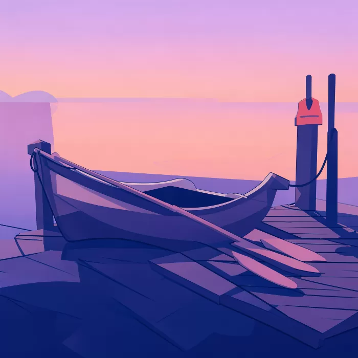 Dock Canoe