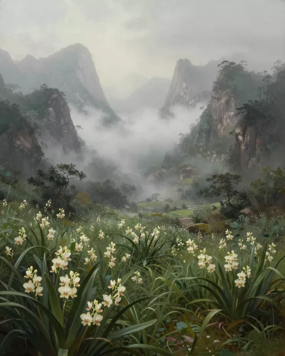 Misty Orchard