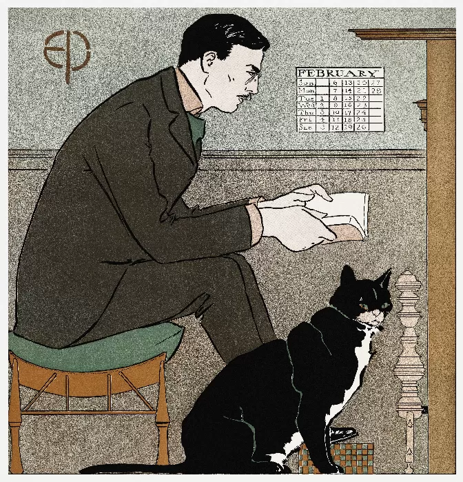 Edward Penfield Self–Portrait
