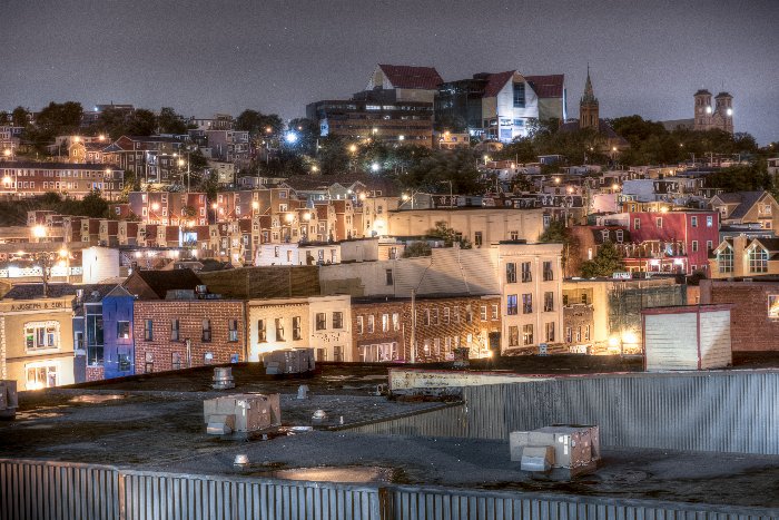 Downtown - Newfoundland art print